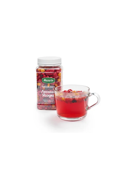 Mazurin Fruits & Berries Чайная смесь "Лесные ягоды", 50 г, 50 г, фото 4