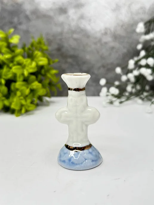 LILYTOYS Пасхальный подсвечник под церковную свечу, голубой, фото 3