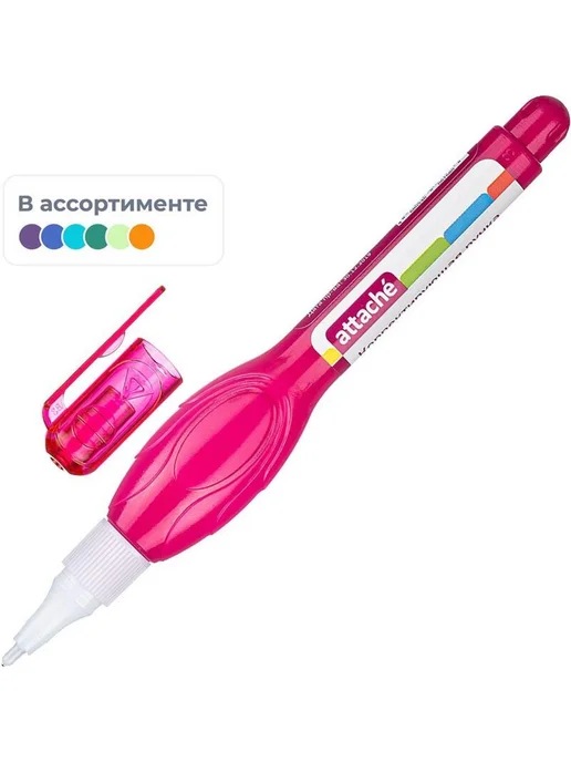 Attache Ручка корректор 5 мл быстросохнущая, 5 мл, фото 2