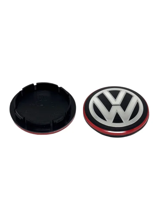 Колпачки литых дисков Volkswagen 65 мм, черный, фото 3
