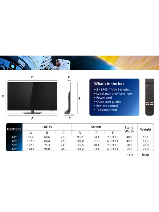 PHILIPS Телевизор 55″ 55OLED859, OLED EX, 4K UHD, черный, фото 8