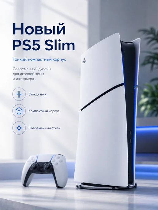 SONY Игровая приставка PS 5 Slim Digital Edition HK, вариант, фото 2