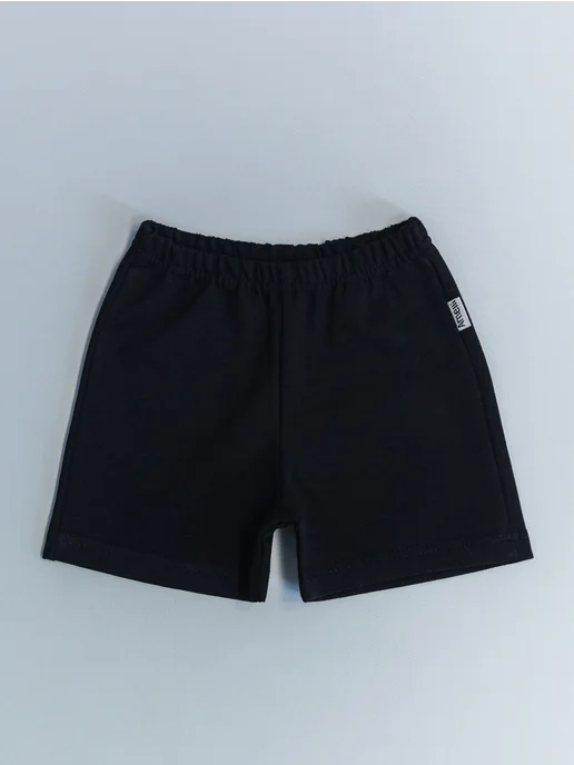 Amelli Трикотажные детские шорты на рзинке, черный