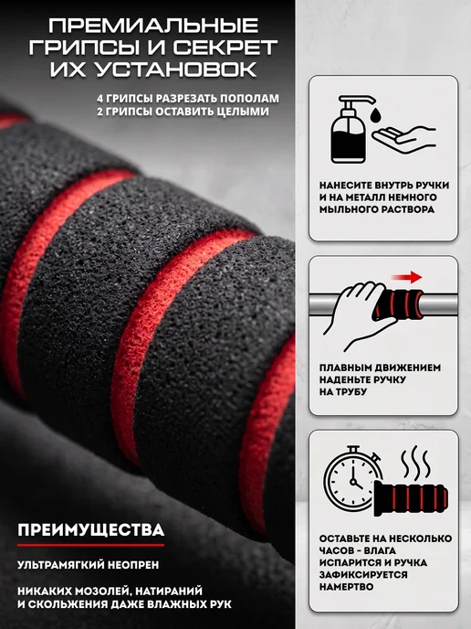Sportlim Турник настенный разборный "Мультихват" с 4-мя хватами, белый, фото 8