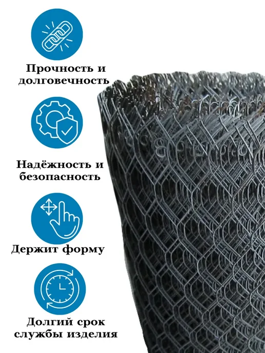 Setka Servis сетка штукатурная яч. 12.7х12.7мм.(выс. 1м) д.0.5мм, 12.7x12.7 мм, 1 м, фото 2