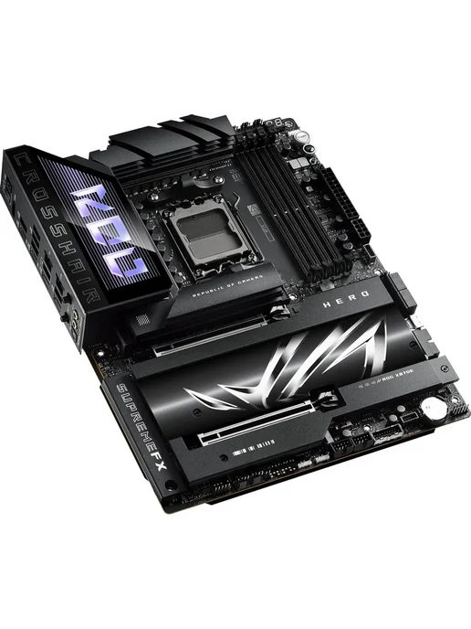 Asus Материнская плата ROG CROSSHAIR X870E HERO AM5 AMD X870E ATX, HERO AM5 AMD ATX, фото 4