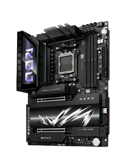 Asus Материнская плата ROG CROSSHAIR X870E HERO AM5 AMD X870E ATX, HERO AM5 AMD ATX, фото 7