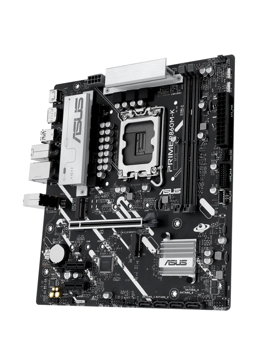 Asus Материнская плата PRIME B860M-K LGA1851 Intel B860 mATX RTL