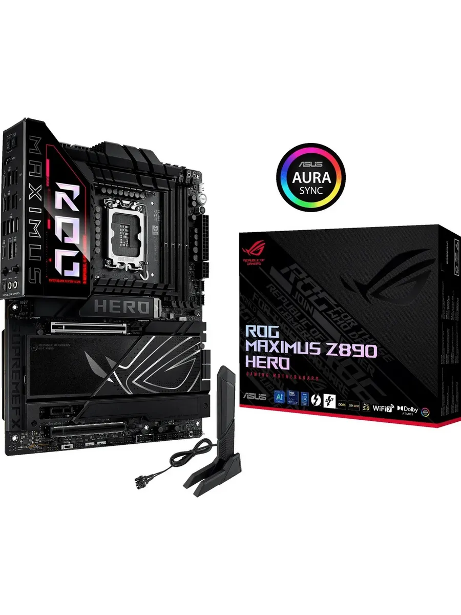 Asus Материнская плата ROG MAXIMUS Z890 HERO LGA1851 Intel Z890 A