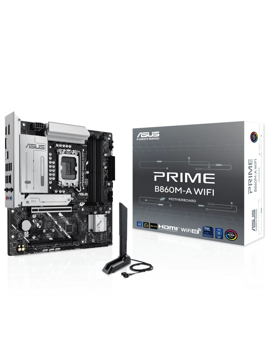 Asus Материнская плата PRIME B860M-A WIFI LGA1851 Intel B860 mAT