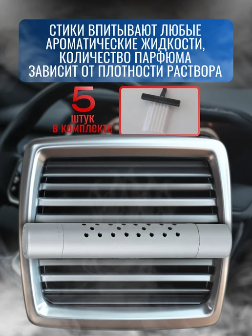 ФЛЮИД Ароматизатор в машину на дефлектор металл, вариант, фото 5
