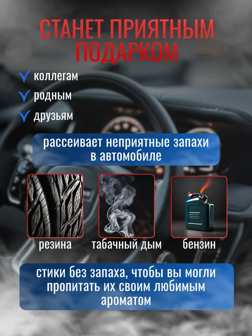 ФЛЮИД Ароматизатор в машину на дефлектор металл, вариант, фото 7