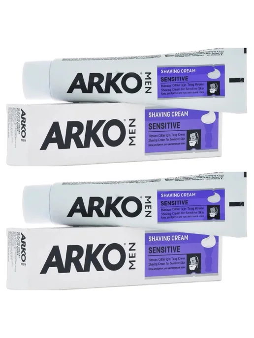 ARKO Men Крем для бритья Sensitive, 65 мл, 2 шт