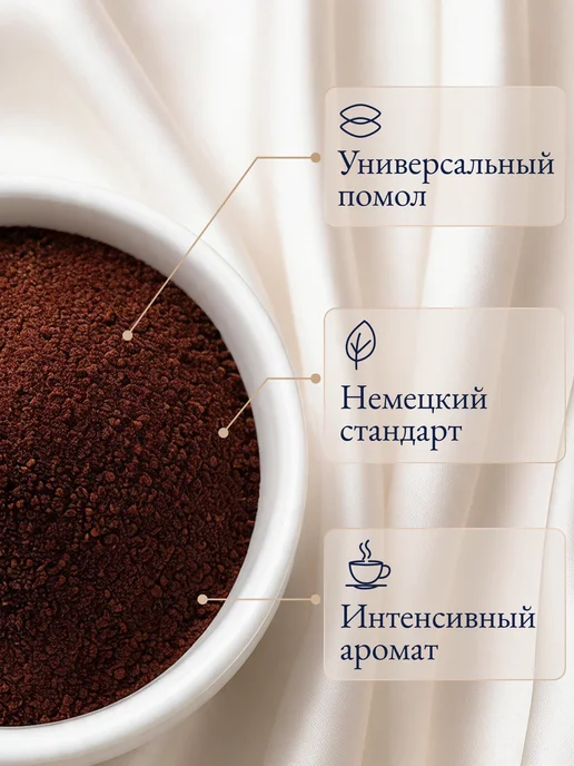 Himmel Kaffee Натуральный кофе молотый Gold Арабика 100% 500г, 500 г, фото 3