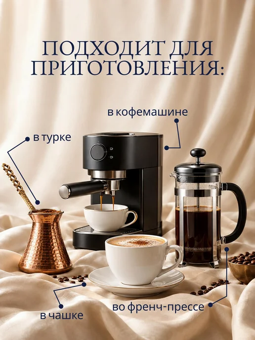 Himmel Kaffee Натуральный кофе молотый Gold Арабика 100% 500г, 500 г, фото 5