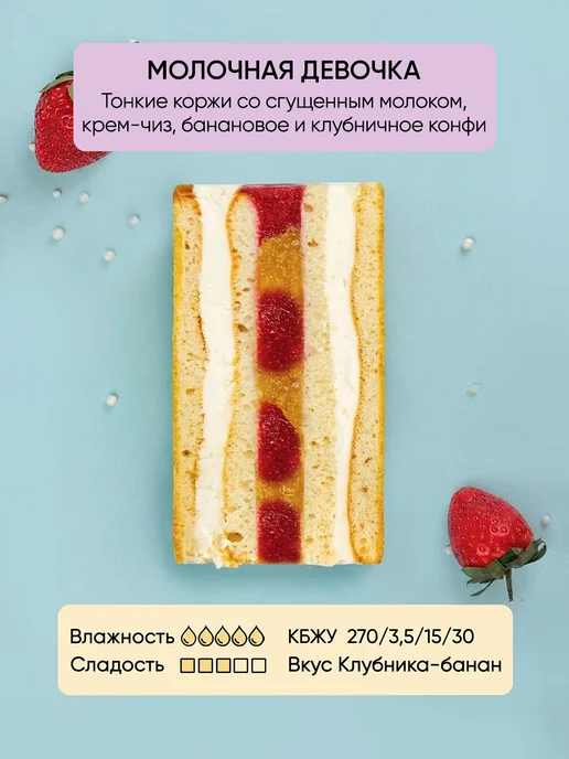 Плюшки-подружки Бенто-торт Уровень моей любви к тебе 0,70 кг на 2-3 гостя, 700 г, фото 2
