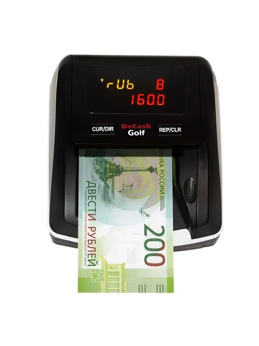 DoCash Детектор банкнот Golf 12954 автоматический рубли, вариант