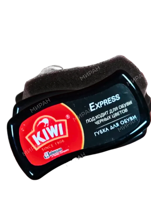 KIWI Губка для обуви, черный, фото 2