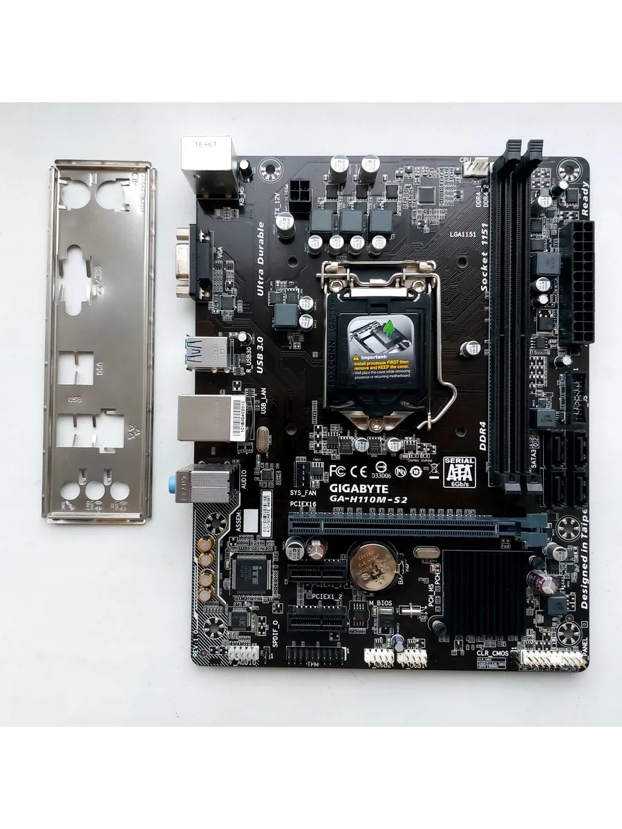 Gigabyte GA-H110M-S2 (Intel 1151, DDR4) материнская плата
