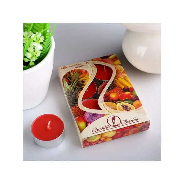 Набор чайных аромасвечей Тропические фрукты
