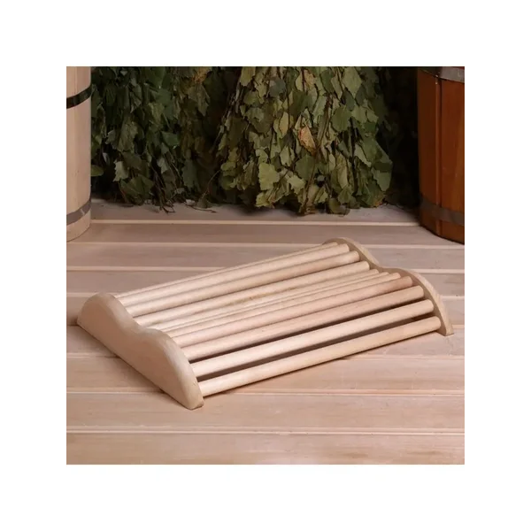 Подголовник деревянный из липы, для бани