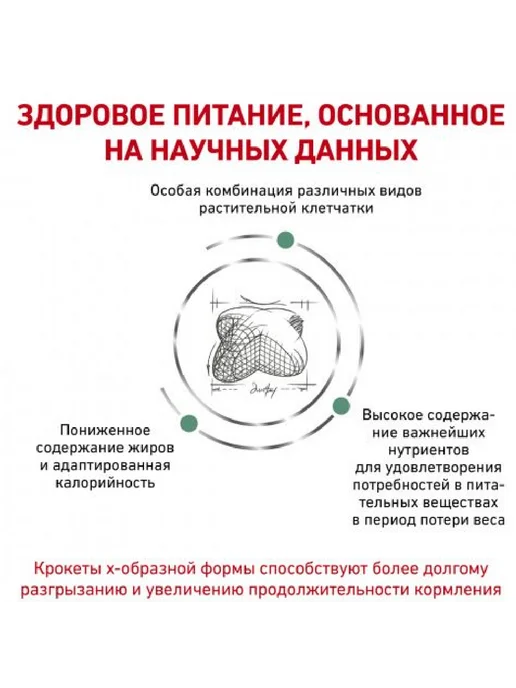 Сухой корм Royal canin Veterinary Снижение для собак, 1,5 кг, фото 3