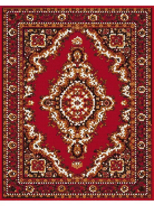 Art on Canvas Ковёр твоего детства Алмазная мозаика на подрамнике 40х50 см, 40x50 см, фото 2