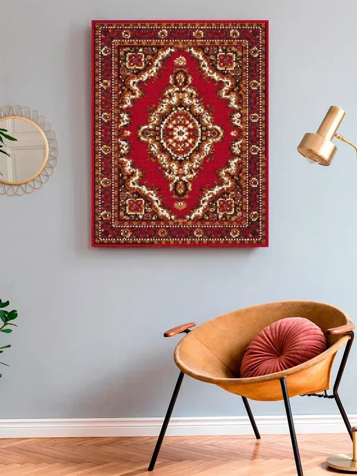 Art on Canvas Ковёр твоего детства Алмазная мозаика на подрамнике 40х50 см, 40x50 см, фото 3