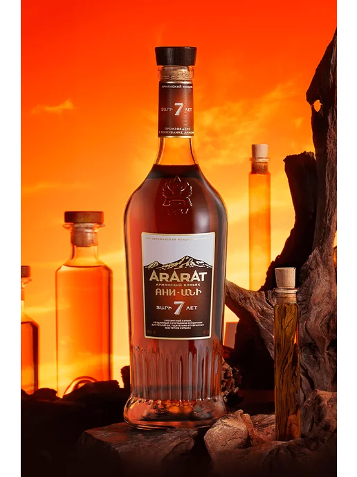 ARARAT Ani 7 y.o.(gift set with 2 glasses), 700 мл, фото 6