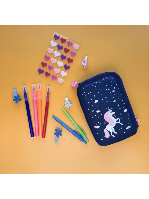 BRUNO VISCONTI Фломастеры кисточки EASYCOLOR на водной основе 12 шт, 12 шт, фото 8