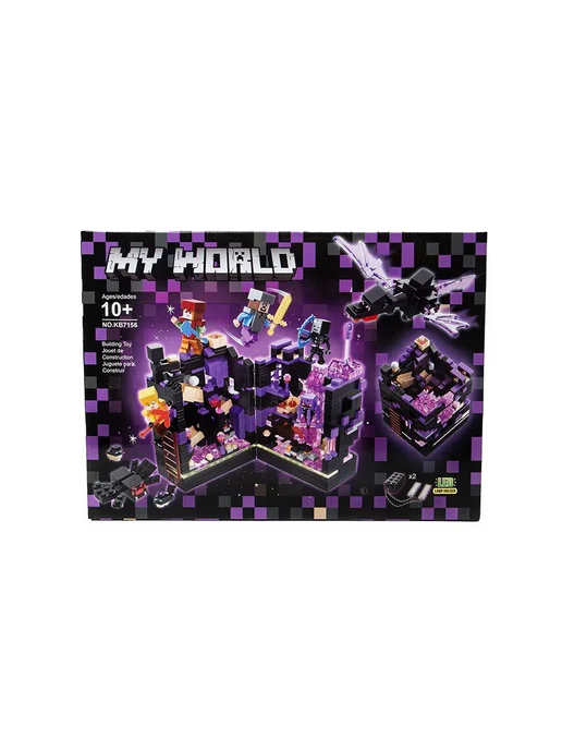 LEGO Конструктор Лего Minecraft Домик для поросят, 238 деталей, фиолетовый, фото 2