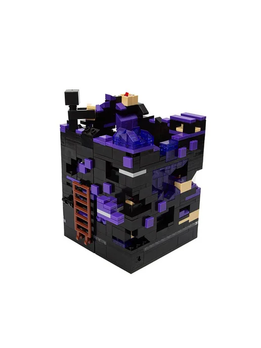 LEGO Конструктор Лего Minecraft Домик для поросят, 238 деталей, фиолетовый, фото 7