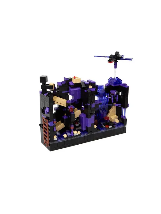 LEGO Конструктор Лего Minecraft Домик для поросят, 238 деталей, фиолетовый, фото 8