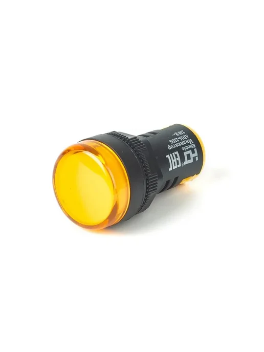 HLT Лампа-индикатор AD16-22DS (LED) матрица d22мм 230В желтый, желтый, фото 2