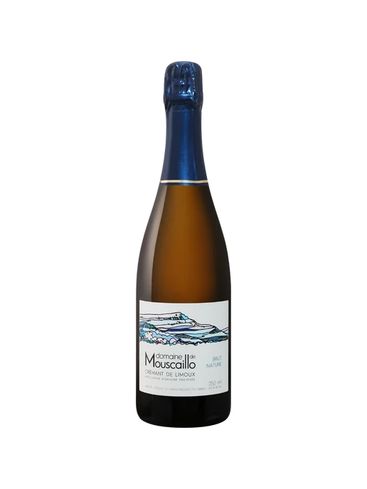Cremant de Limoux AOP Brut Nature Domaine de Mouscaillo, 750 мл