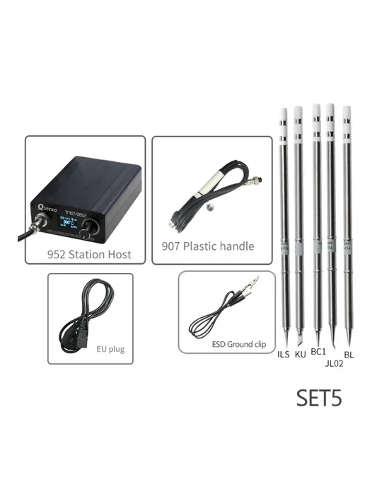 QUICKO Паяльная станция T12- 952 с ручкой 907 SET5, вариант, фото 2