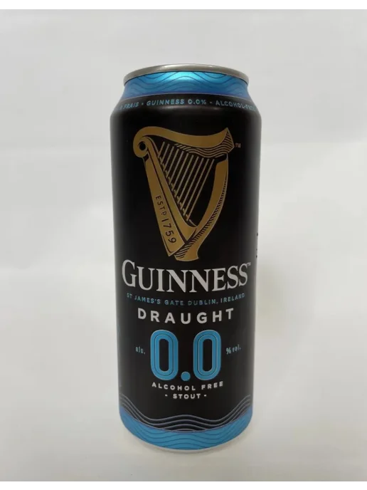 guinness Напиток Гиннесс Драфт безалкогольный, 440 мл х 24 банки, 440 мл, фото 2