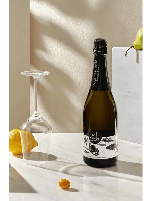Cock t’est belle Chardonnay Cuvee №1 Blanc de blanc, 750 мл, фото 2