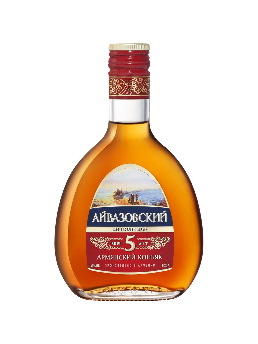 Коньяк 5 лет Айвазовский 0,25 л. Армения
