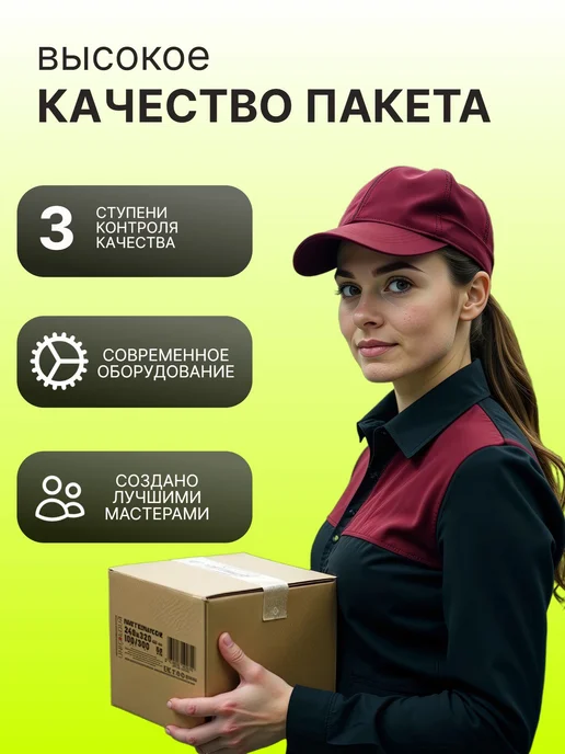 Юниколор Пакеты курьерские 24х32, 240*320, 300 шт, 24x32, 300 шт, фото 4