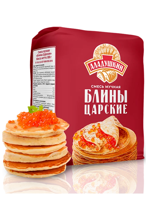 Кудесница Смесь мучная Блины Царские 800 гр 2 шт, 800 г, 2 шт, фото 3
