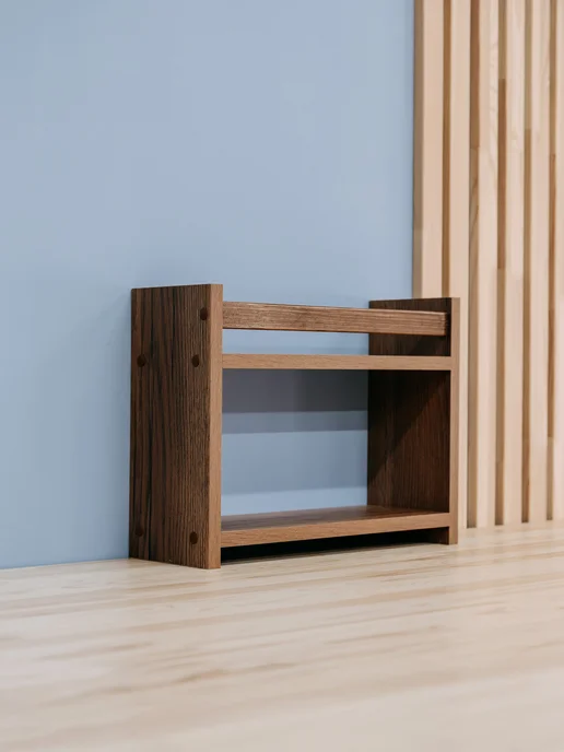 Mandarina.decor Полка настольная этажерка орех, коричневый, орех, фото 8