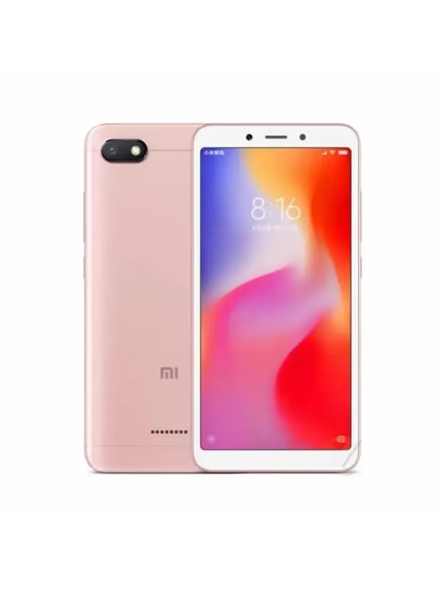Xiaomi Оригинальный redmi 6A 2гб 16гб 4G смартфон розовый цвет