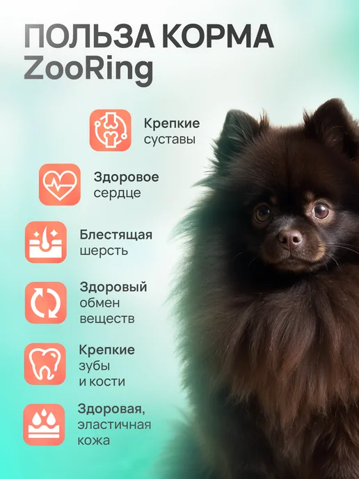 Сухой корм ZooRing Dog Exigent для собак, мелкие, телятина, 20 кг, фото 4