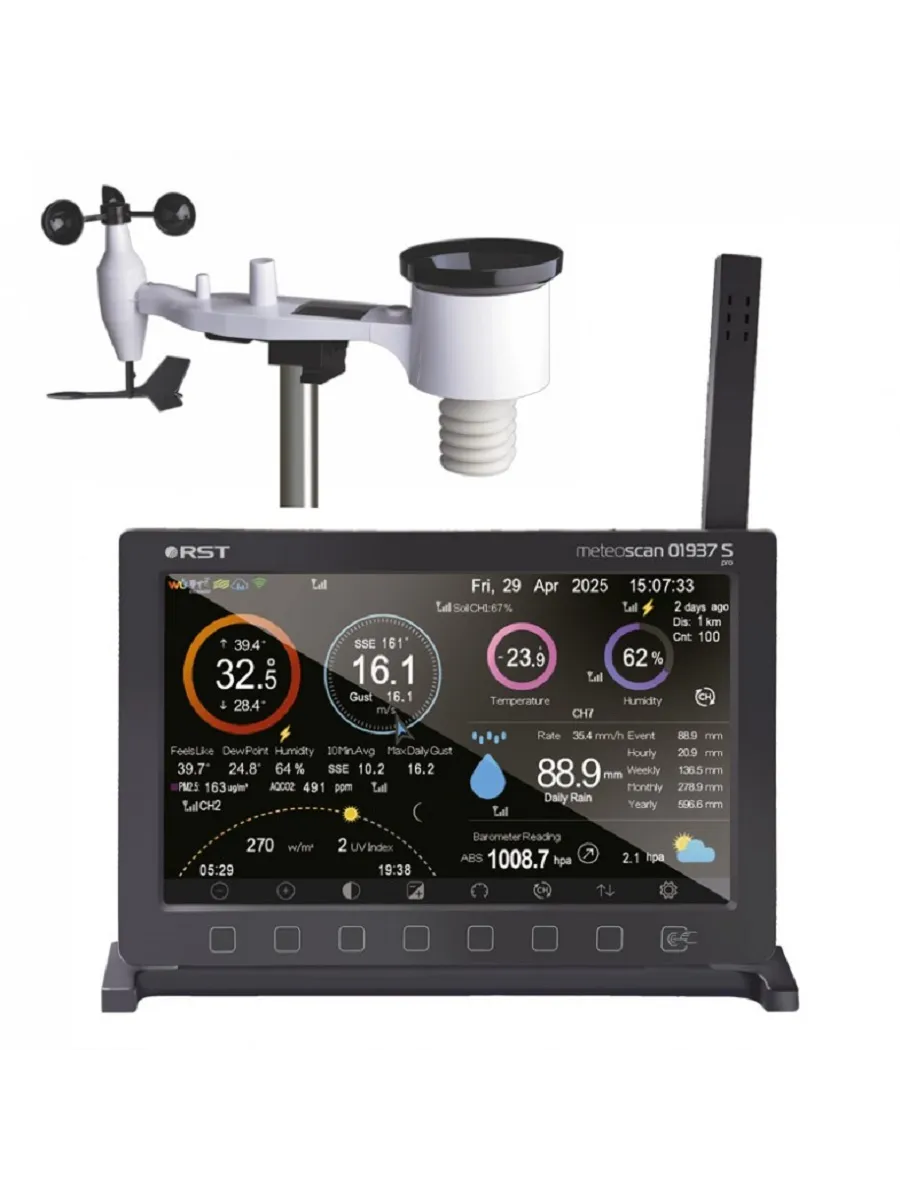 Профессиональная метеостанция RST MeteoScan 937S pro