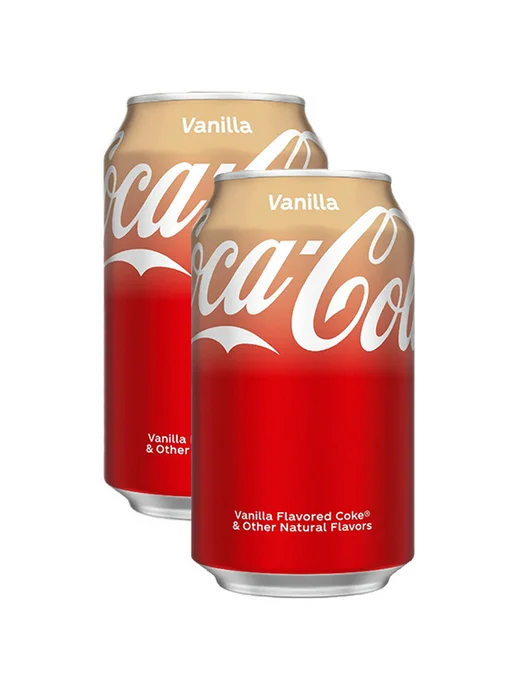 Coca-Cola Напиток кола ванилла Vanilla, 2 шт. по 355 мл, 2 шт, 355 мл, фото 2