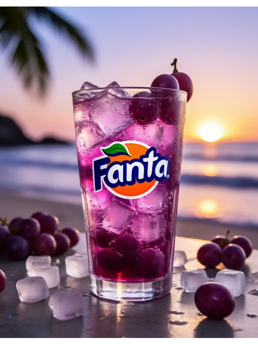 fanta Напиток газированный виноград, 320 мл, 2 шт, 355 мл, фото 4