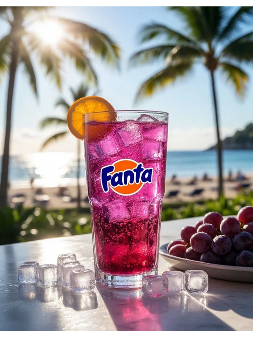 fanta Напиток газированный виноград, 320 мл, 2 шт, 355 мл, фото 6