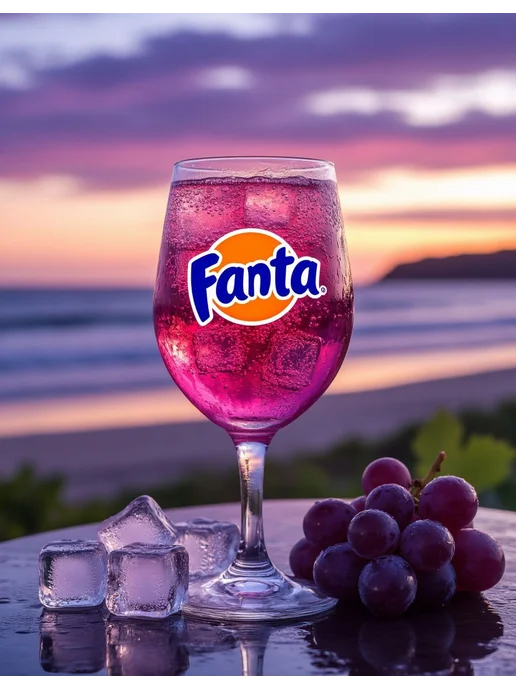 fanta Напиток газированный виноград, 320 мл, 2 шт, 355 мл, фото 8
