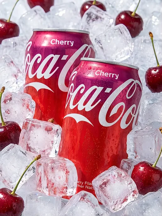 Coca-Cola Напиток газированный Кока-кола Cherry вишня, 2 шт. по 355 мл, 2 шт, 355 мл